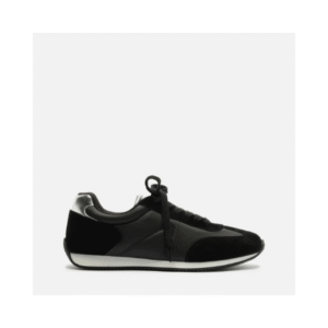 Tênis Preto Camurça Nylon Sola Tratorada