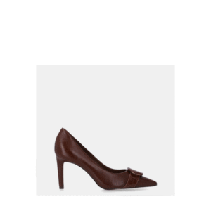 Scarpin Croco Trufa Com Atacama Trufa